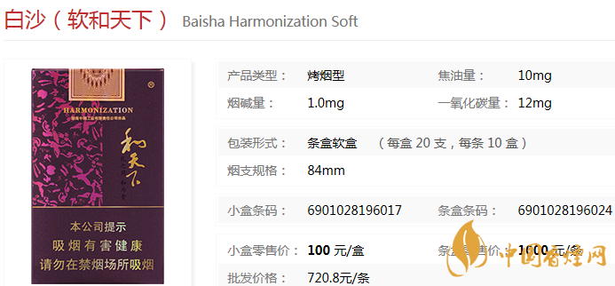 和天下香煙有幾種 7款和天下香煙價格表圖