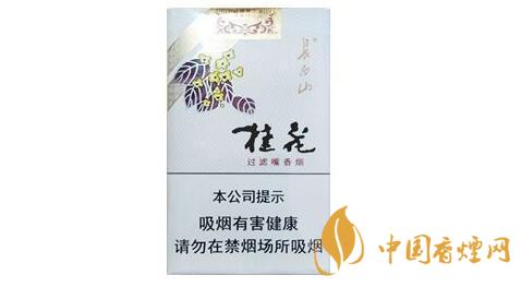 長白山桂花硬盒香煙價格2020 長白山香煙小盒價格