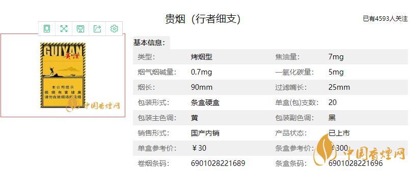 貴煙行者多少錢(qián)一包 貴煙行者價(jià)格一覽表