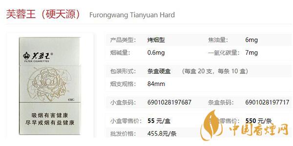 芙蓉王硬天源價格表和圖片2021 芙蓉王硬天源多少錢一盒